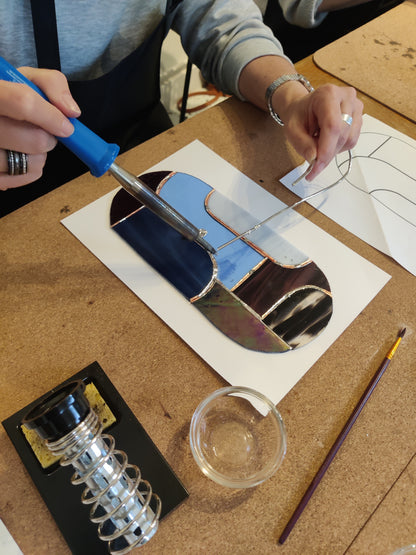 Cadeaubon dagworkshop Tiffany - glasraam