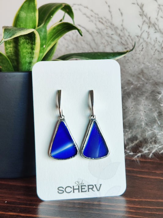 Oorbellen – cobalt