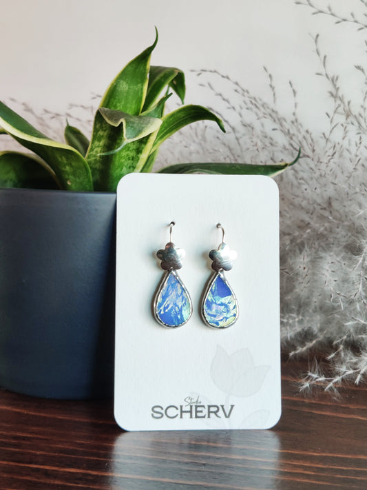 Oorbellen – daisy blue