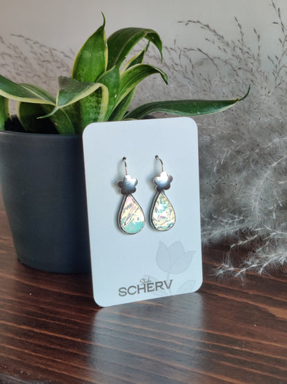 Oorbellen – daisy blue