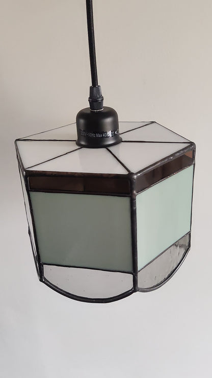 Tiffany lamp - modern olive