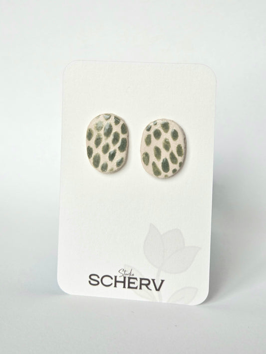 Pebble - Olive dot