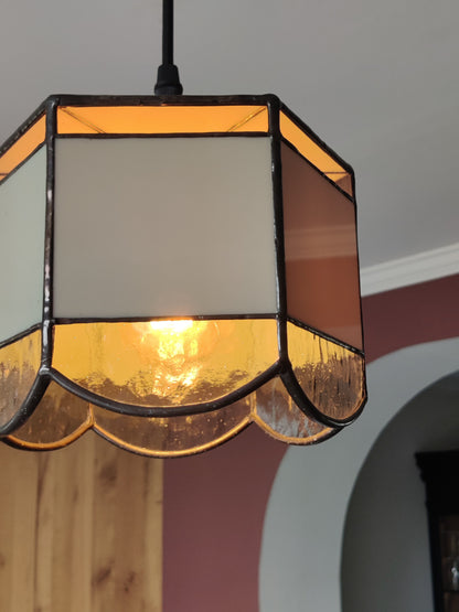 Tiffany lamp - modern olive