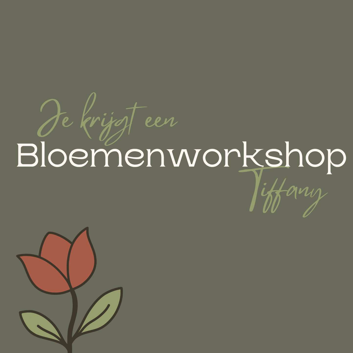 Cadeaubon bloemenworkshop Tiffany