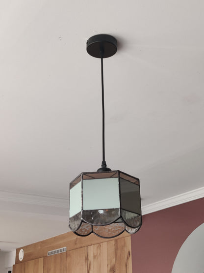 Tiffany lamp - modern olive
